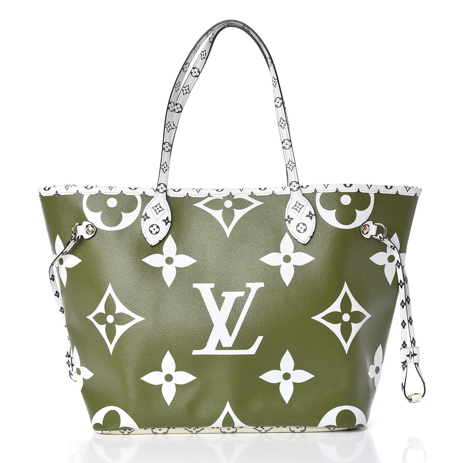 Louis Vuitton Monogram Giant Neverfull MM Kaki 3 of 17