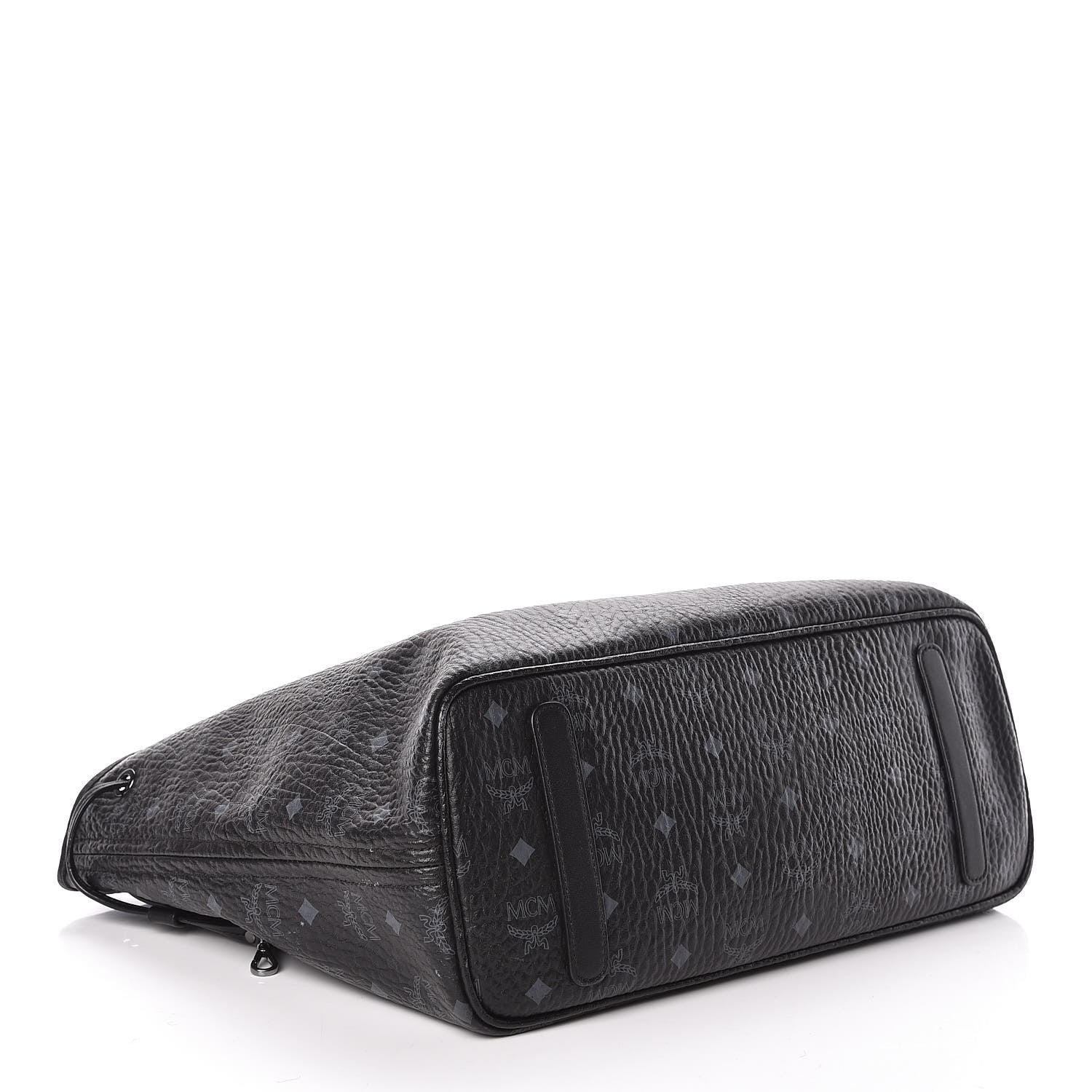 MCM Visetos Medium Project Reversible Shopper Tote Black 8 of 21