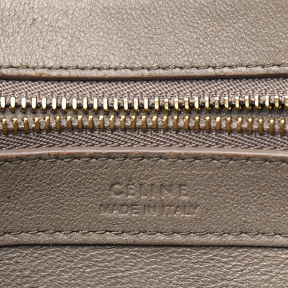 Celine Crocodile Embossed Nubuck Small Belt Cabas Phantom Beige 6 of 33