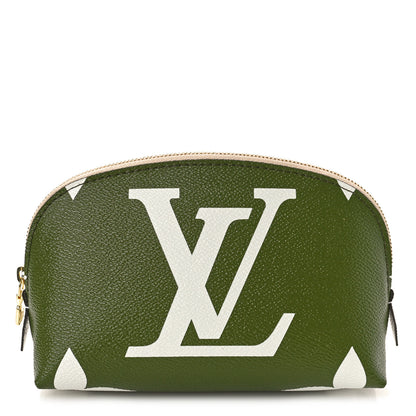 Louis Vuitton Monogram Giant Cosmetic Pouch Kaki 1 of 8