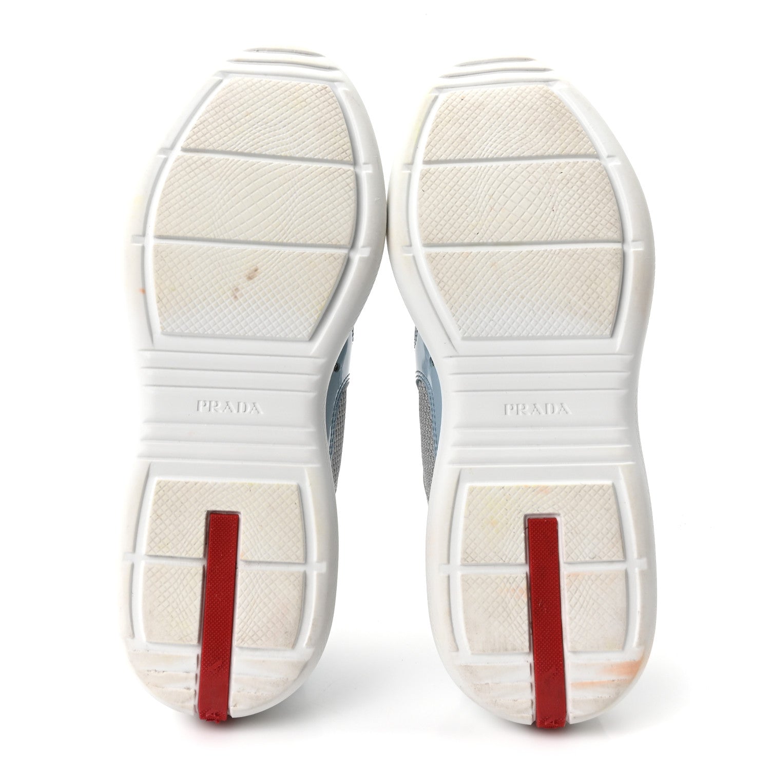 Prada Patent America's Cup Patchwork Sneakers 36.5 Celeste 6 of 10