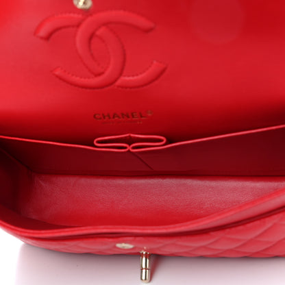 Chanel Caviar Quilted Medium Double Flap Red 4 of 5