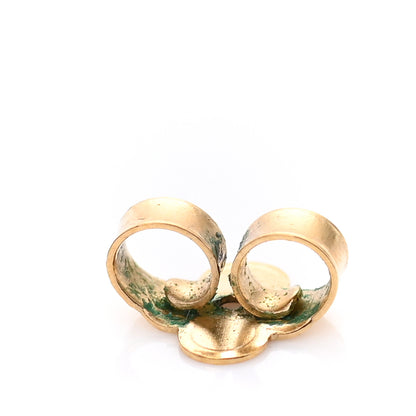 Louis Vuitton Garden Louise Hoop Earrings Gold 6 of 8