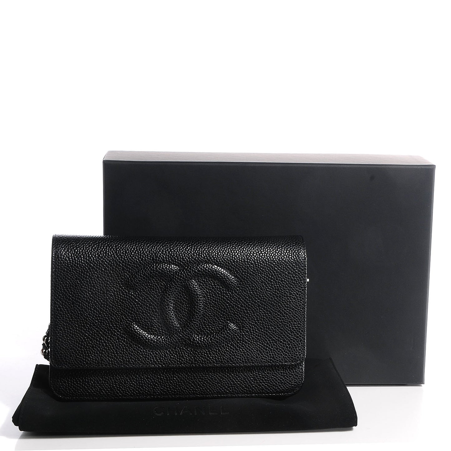 Caviar Timeless CC Wallet on Chain WOC Black