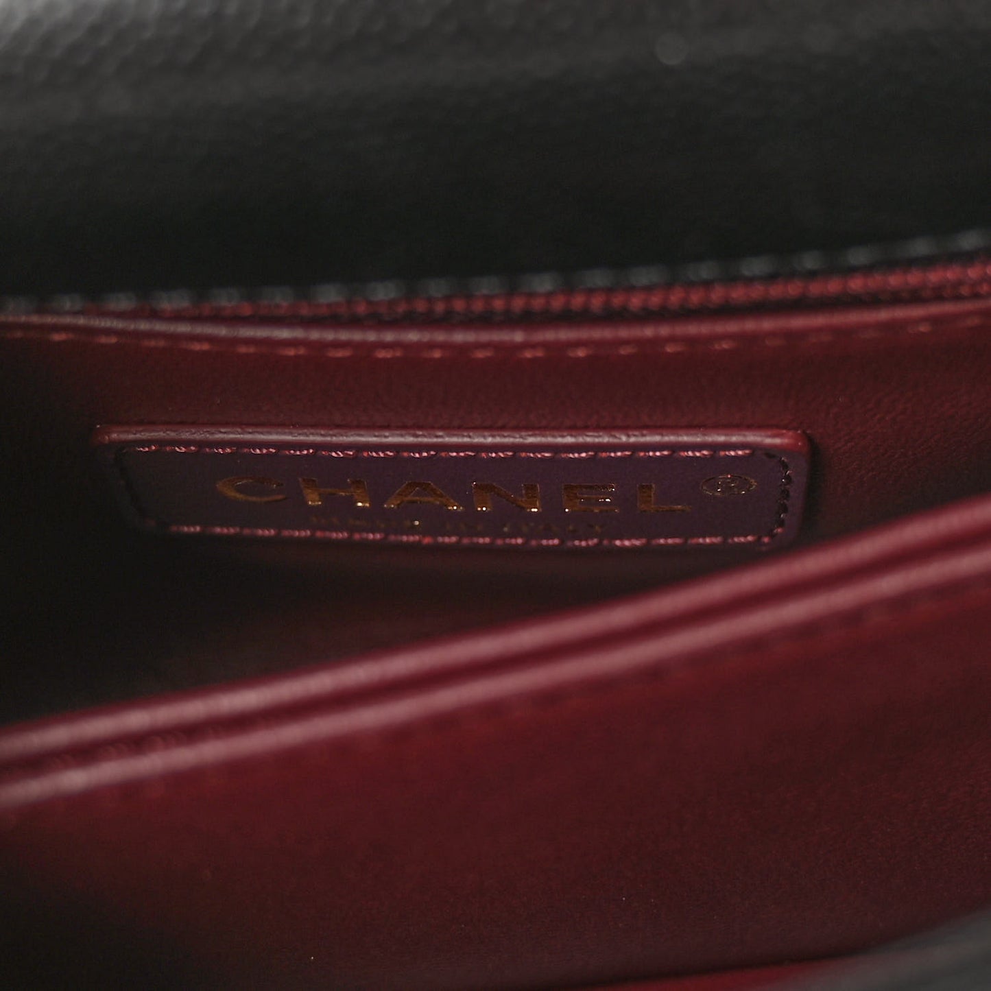 Caviar Quilted Extra Mini Coco Handle Flap Black