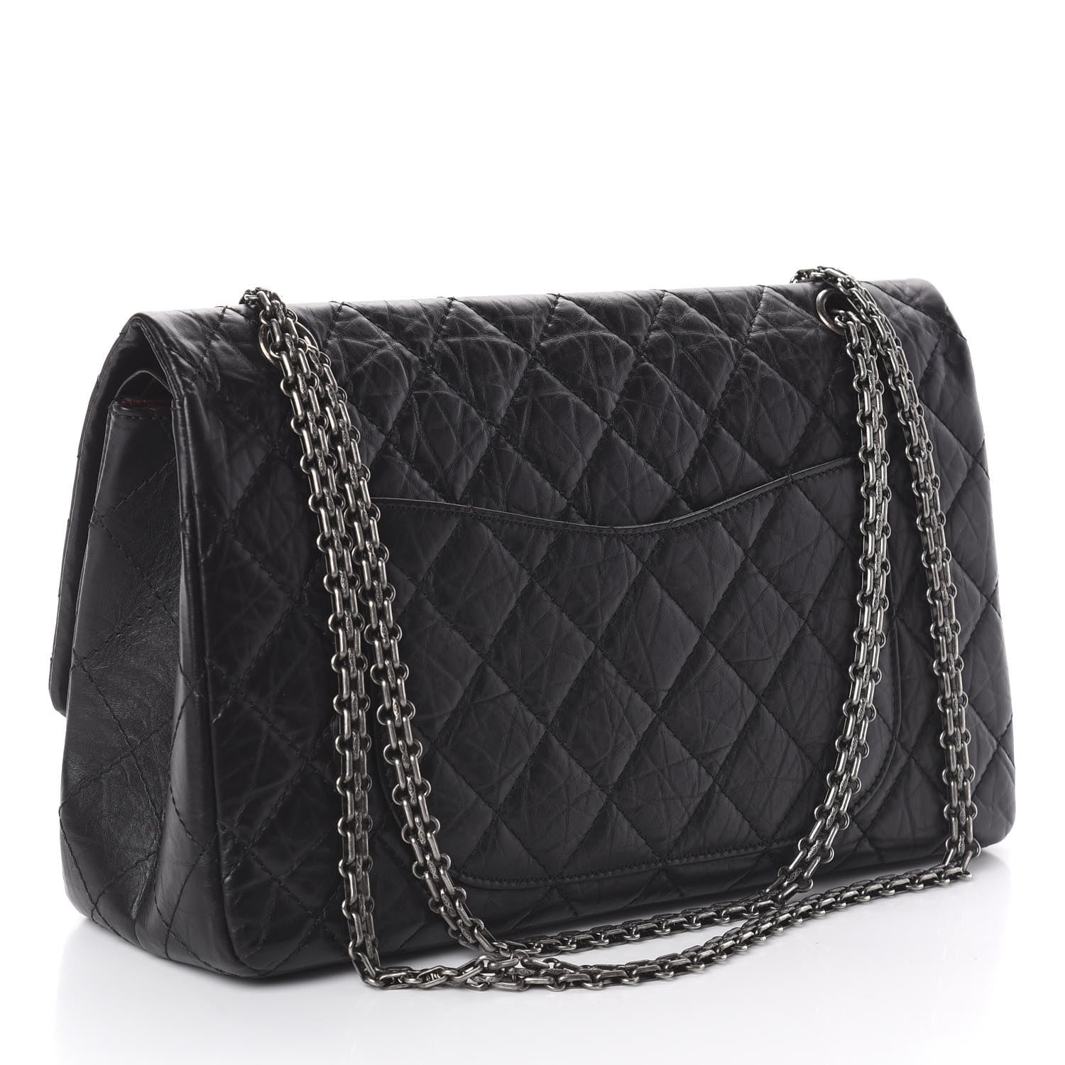 Chanel Aged Calfskin Quilted 2.55 Reissue 227 Flap Black 2 of 8