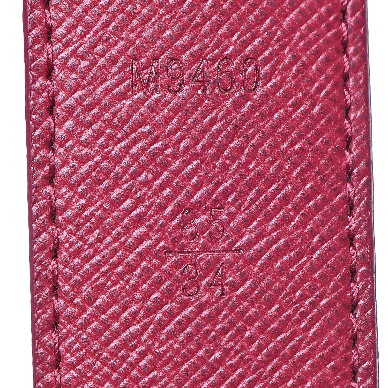 Louis Vuitton Monogram 30mm LV Initiales Reversible Belt 85 34 Fuchsia 7 of 7