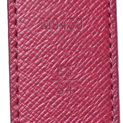 Louis Vuitton Monogram 30mm LV Initiales Reversible Belt 85 34 Fuchsia 7 of 7