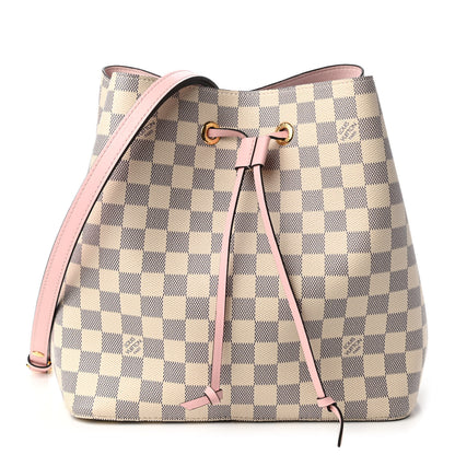 Louis Vuitton Damier Azur Neonoe MM Eau De Rose 1 of 9