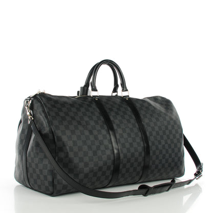 Louis Vuitton Damier Graphite Keepall Bandouliere 55 3 of 8