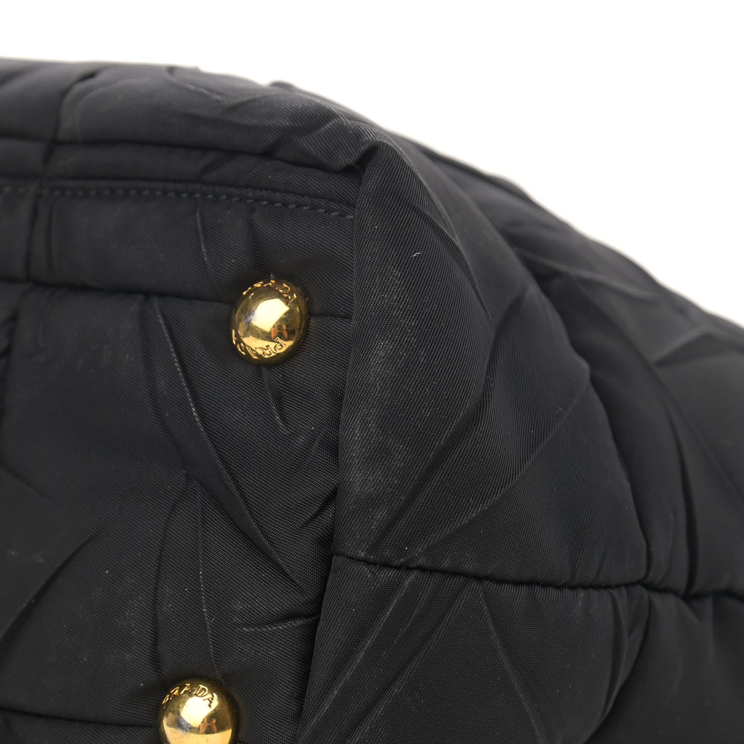 Prada Tessuto Nylon Quilted Tote Black 10 of 12