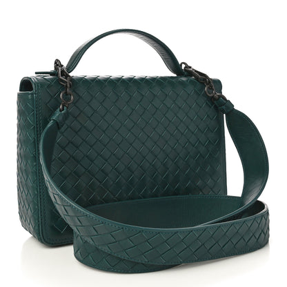 Bottega Veneta Nappa Intrecciato Alumna Bag Blue 4 of 12