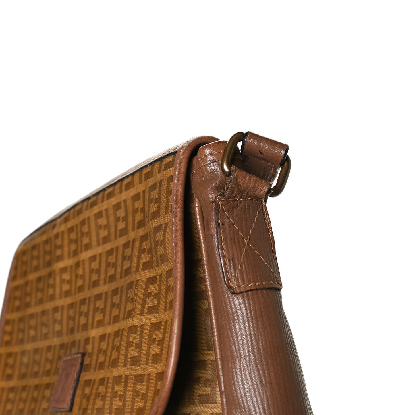 Zucchino Spalmati Messenger Bag Brown