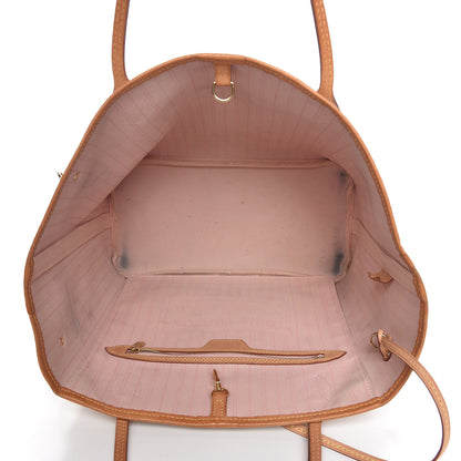Louis Vuitton Damier Azur Neo Neverfull MM Rose Ballerine 6 of 22