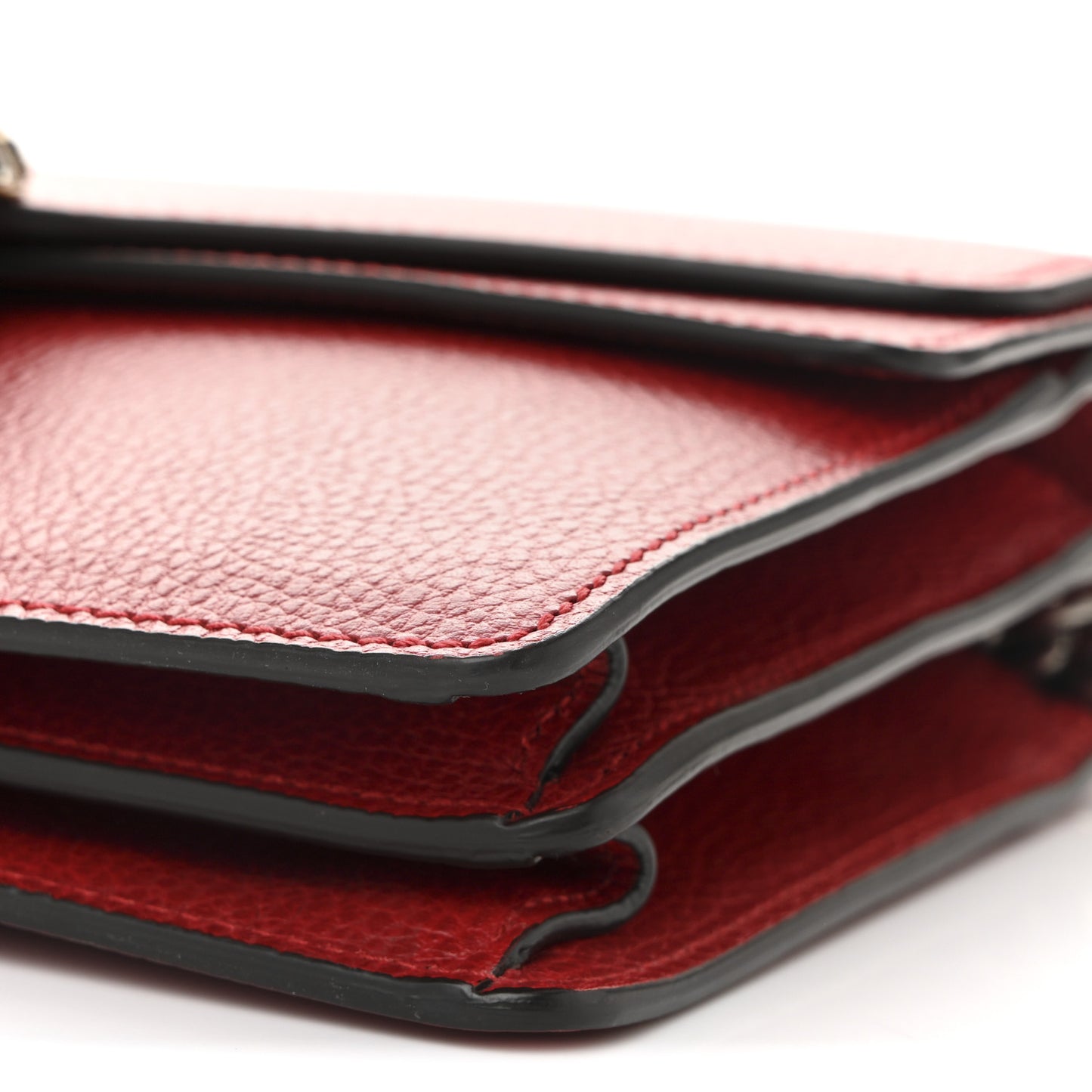 Dollar Calfskin Swarovski Crystal Small Dionysus Shoulder Bag Hibiscus Red