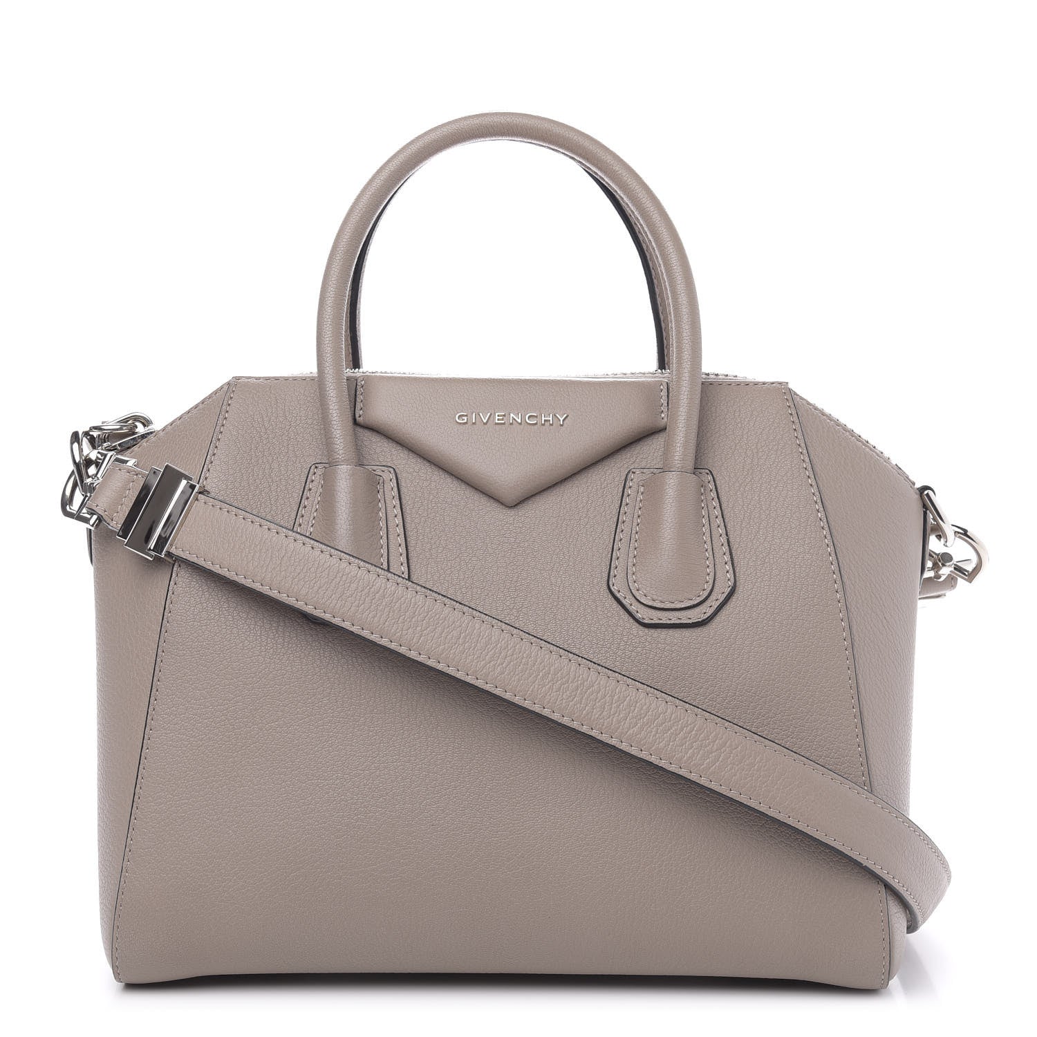 Givenchy Sugar Goatskin Small Antigona Mastic 1 of 12