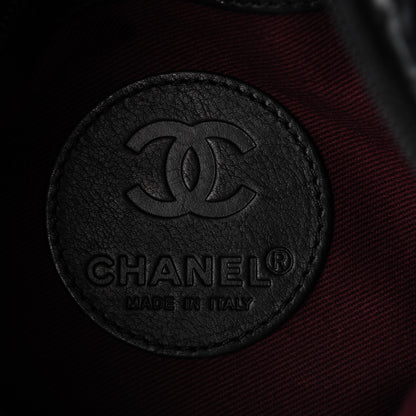Chanel Coated Canvas Quilted Expandable Messenger Black 6 of 7
