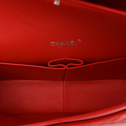 Chanel Lambskin Quilted Jumbo Double Flap Red 6 of 11