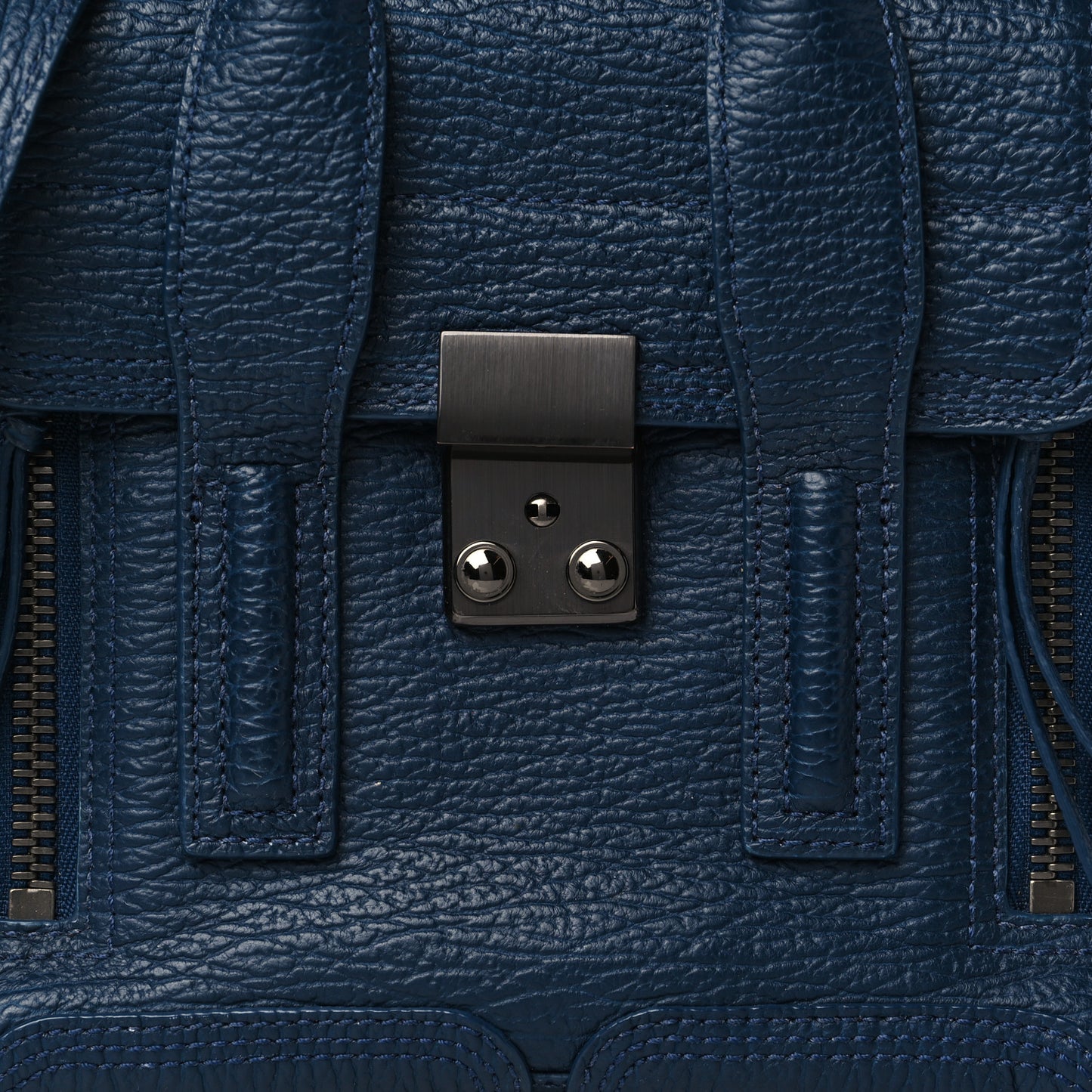 Textured Calfskin Mini Pashli Satchel Ink