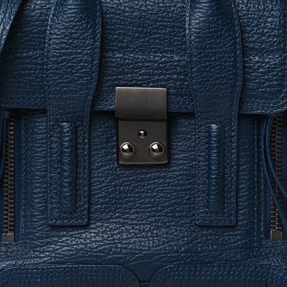 3.1 Phillip Lim Textured Calfskin Mini Pashli Satchel Ink 9 of 11