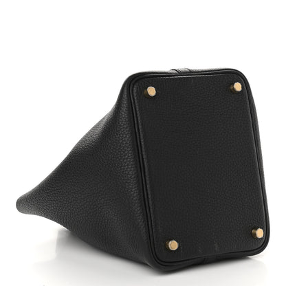 Hermes Taurillon Clemence Picotin Lock 18 PM Black 4 of 10