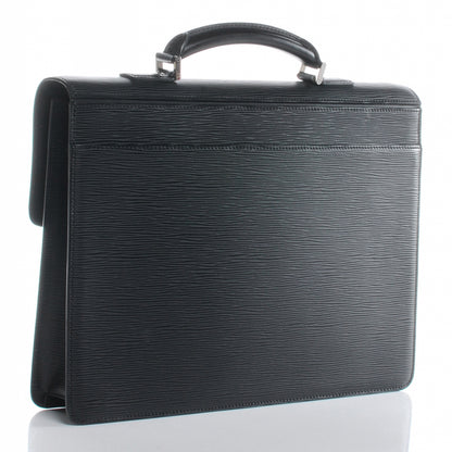 Louis Vuitton Epi Robusto 1 Compartment Briefcase Black 3 of 7