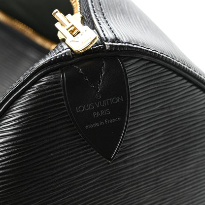 Louis Vuitton Epi Keepall 55 Black 5 of 9