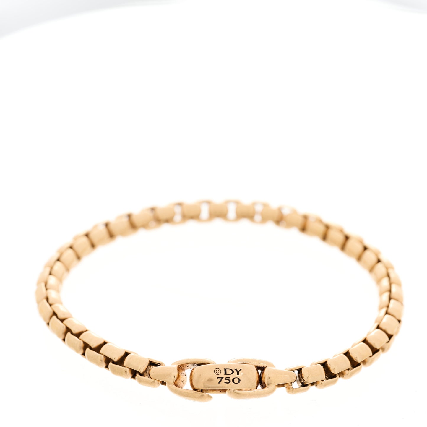 18K Rose Gold 5mm Box Chain Bracelet