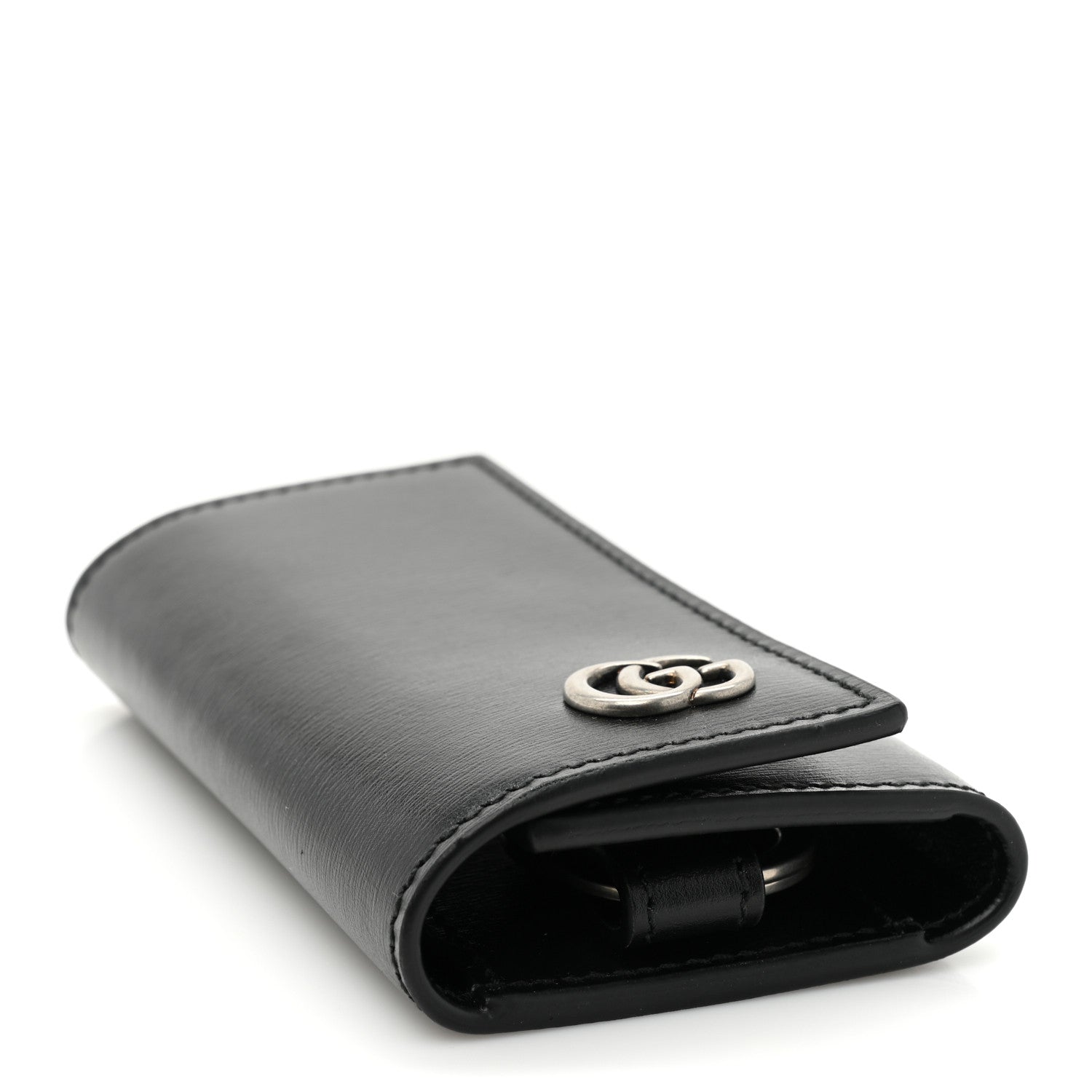 Gucci Calfskin GG Marmont 6 Key Holder Black 4 of 8