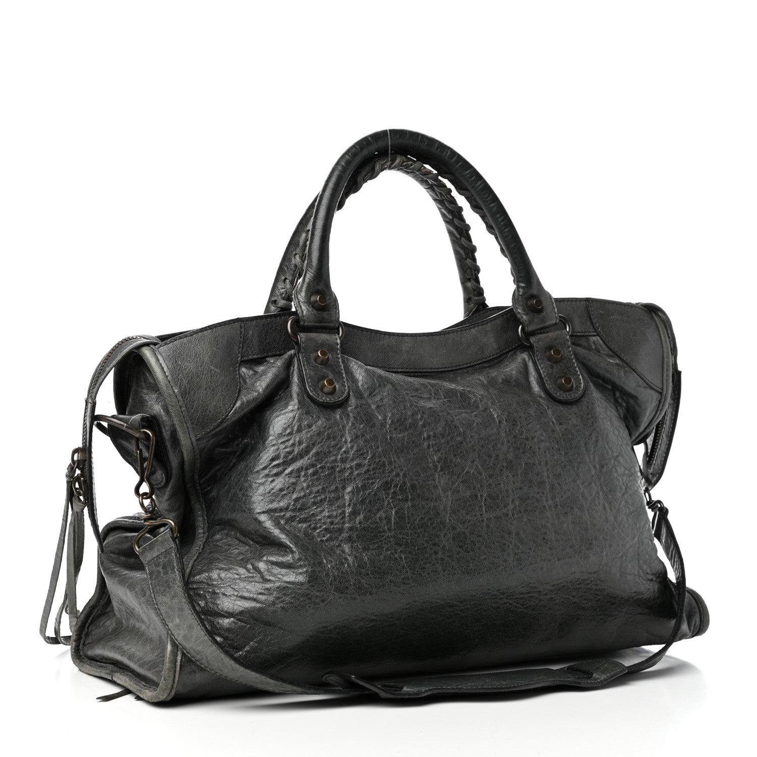 Balenciaga Agneau Classic Hardware City Plomb 3 of 13