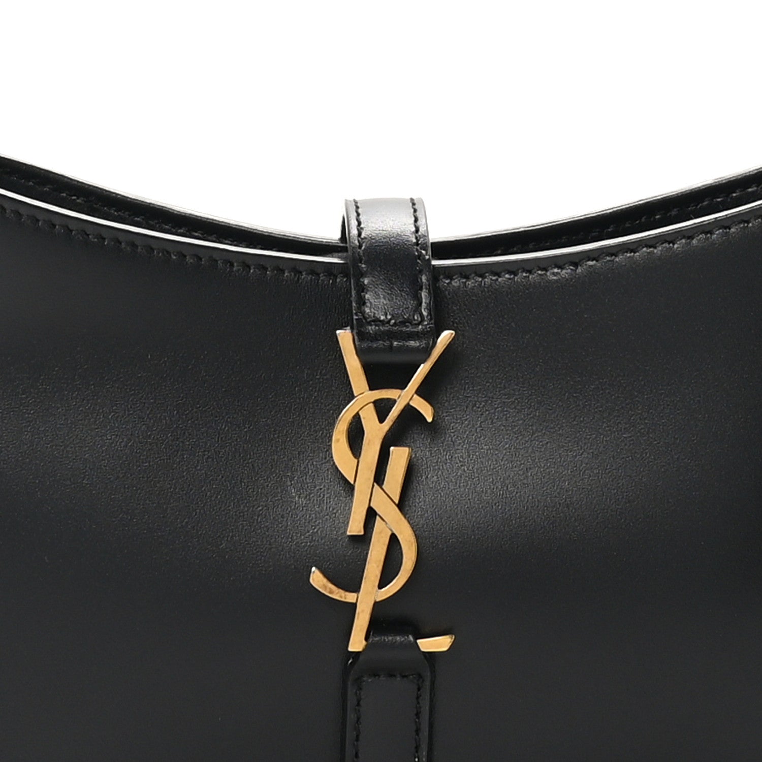Saint Laurent Smooth Calfskin Le 5 A 7 Mini Hobo Black 8 of 10