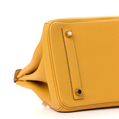Hermes Togo Birkin 30 Jaune Ambre 9 of 12