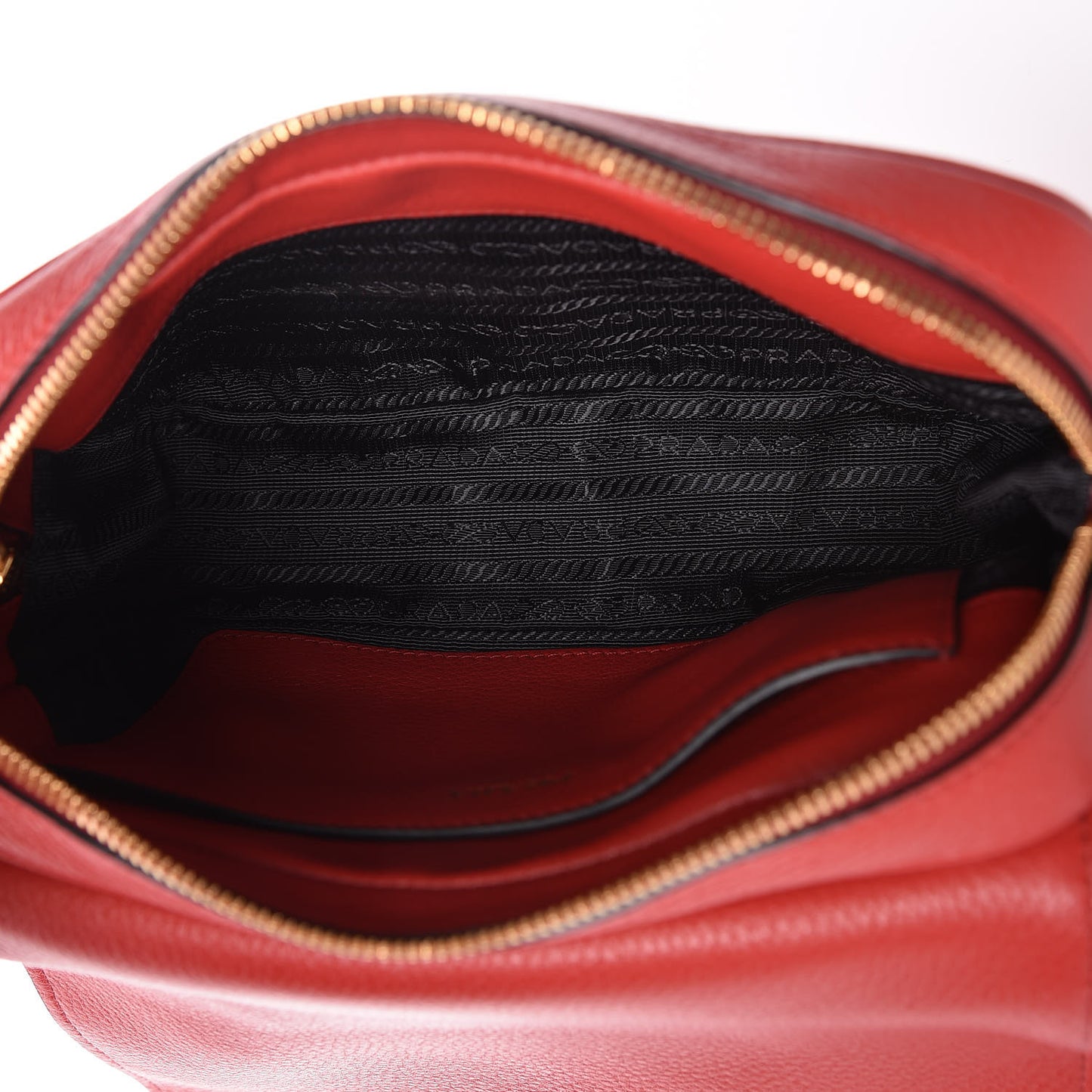 Vitello Phenix Flap Crossbody Rosso