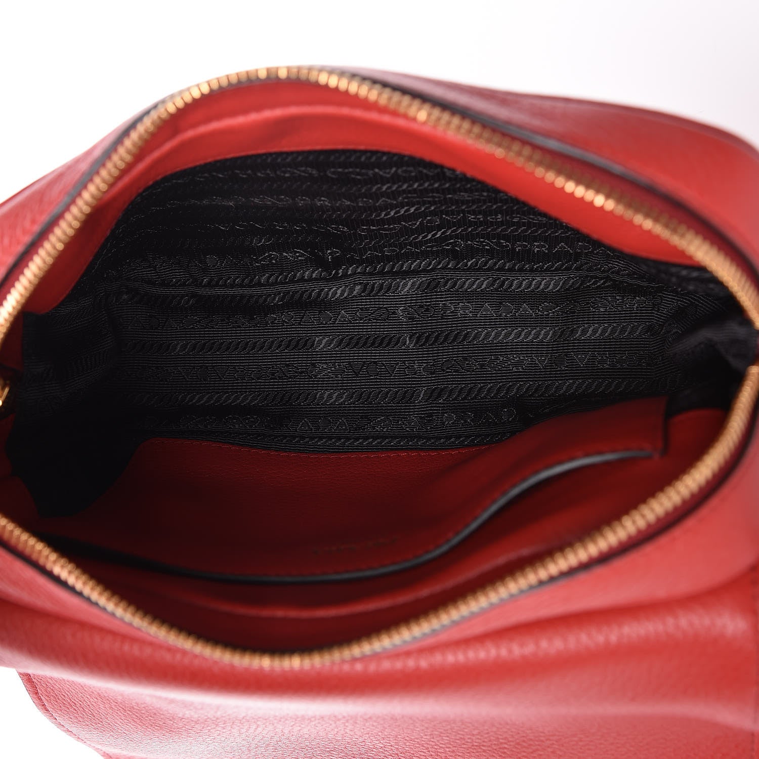 Prada Vitello Phenix Flap Crossbody Rosso 5 of 10