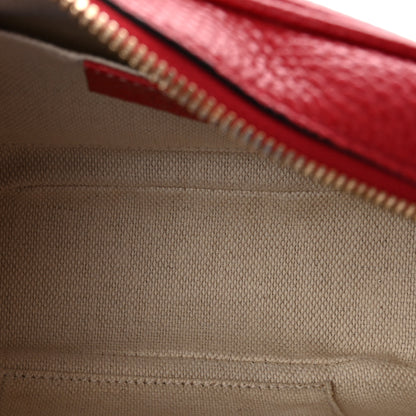 Gucci Pebbled Calfskin Small Soho Disco Bag Vibrant Red 5 of 11