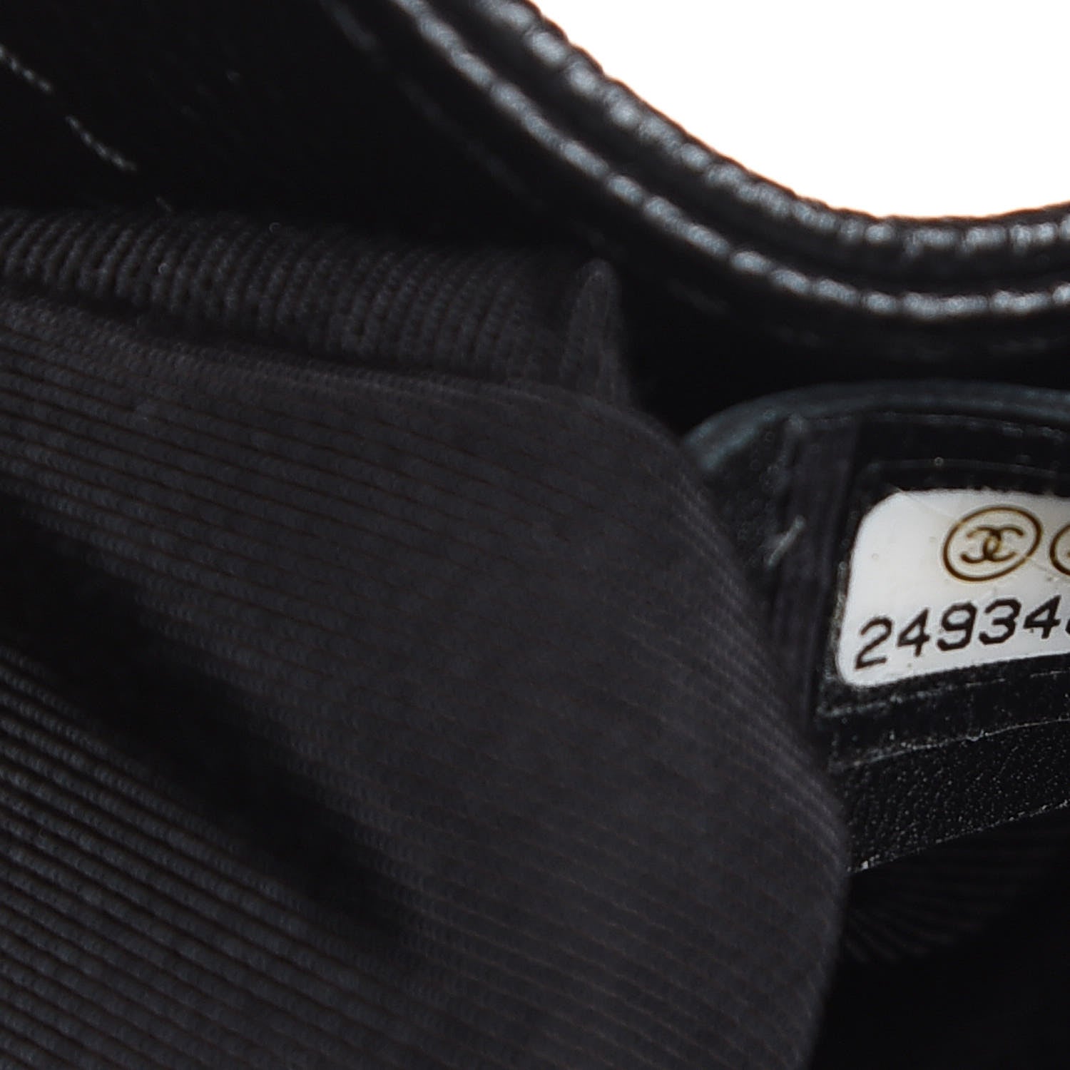 Chanel Caviar Chevron Quilted Medium Boy Flap Black 7 of 9
