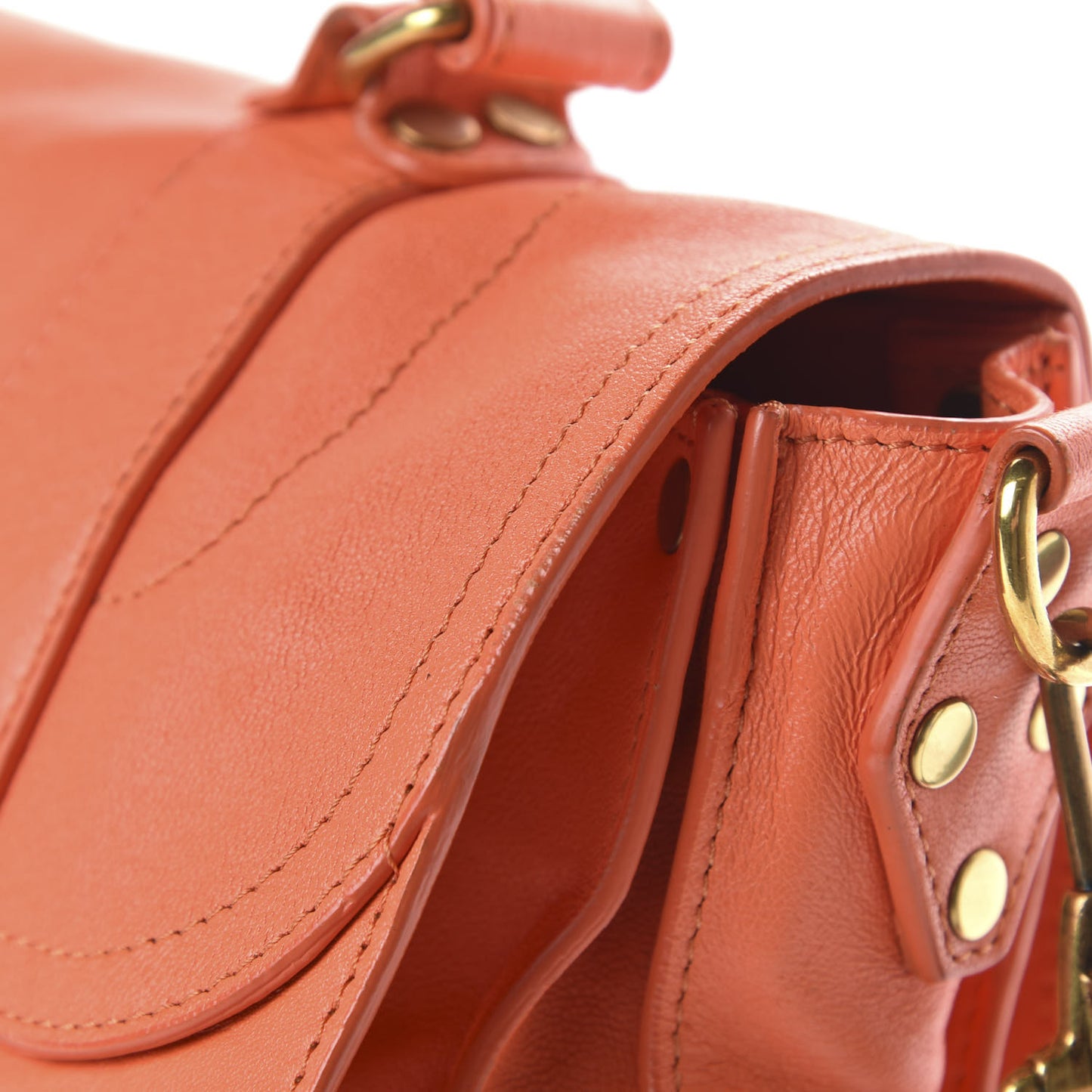 Lambskin Medium PS1 Satchel Grapefruit