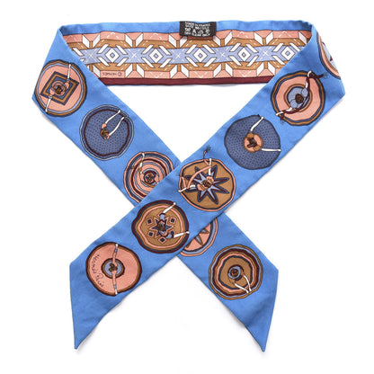Hermes Silk Belles Du Mexique Twilly 1 of 4