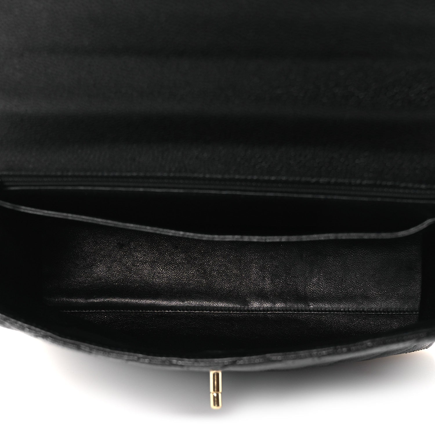 Chanel Caviar Quilted Jumbo Kelly Flap Black 5 of 11