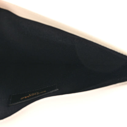 Saint Laurent Smooth Shiny Calfskin Uptown Pouch Crema Soft 5 of 7