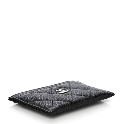 Chanel Caviar Quilted Card Holder Black 4 of 11