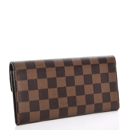 Louis Vuitton Damier Ebene Emilie Wallet 3 of 11