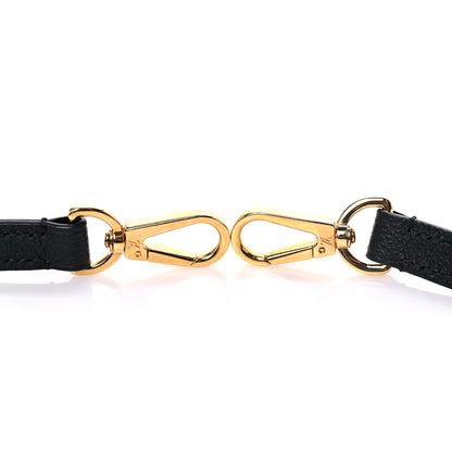 Louis Vuitton Calfskin 12mm Shoulder Strap Black 3 of 3