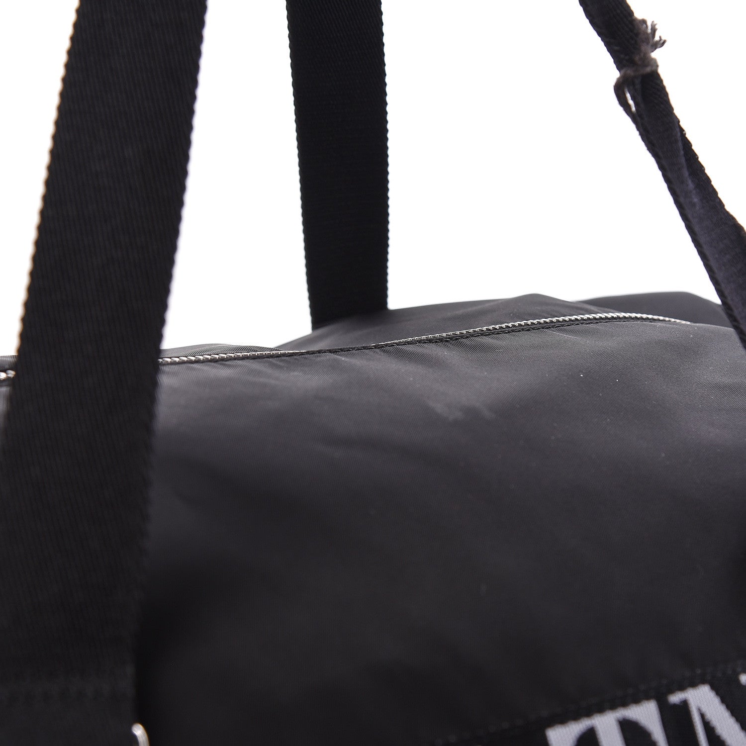 Valentino Garavani Nylon Ribbon VLTN Duffle Bag Black 9 of 12