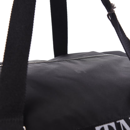 Valentino Garavani Nylon Ribbon VLTN Duffle Bag Black 9 of 12