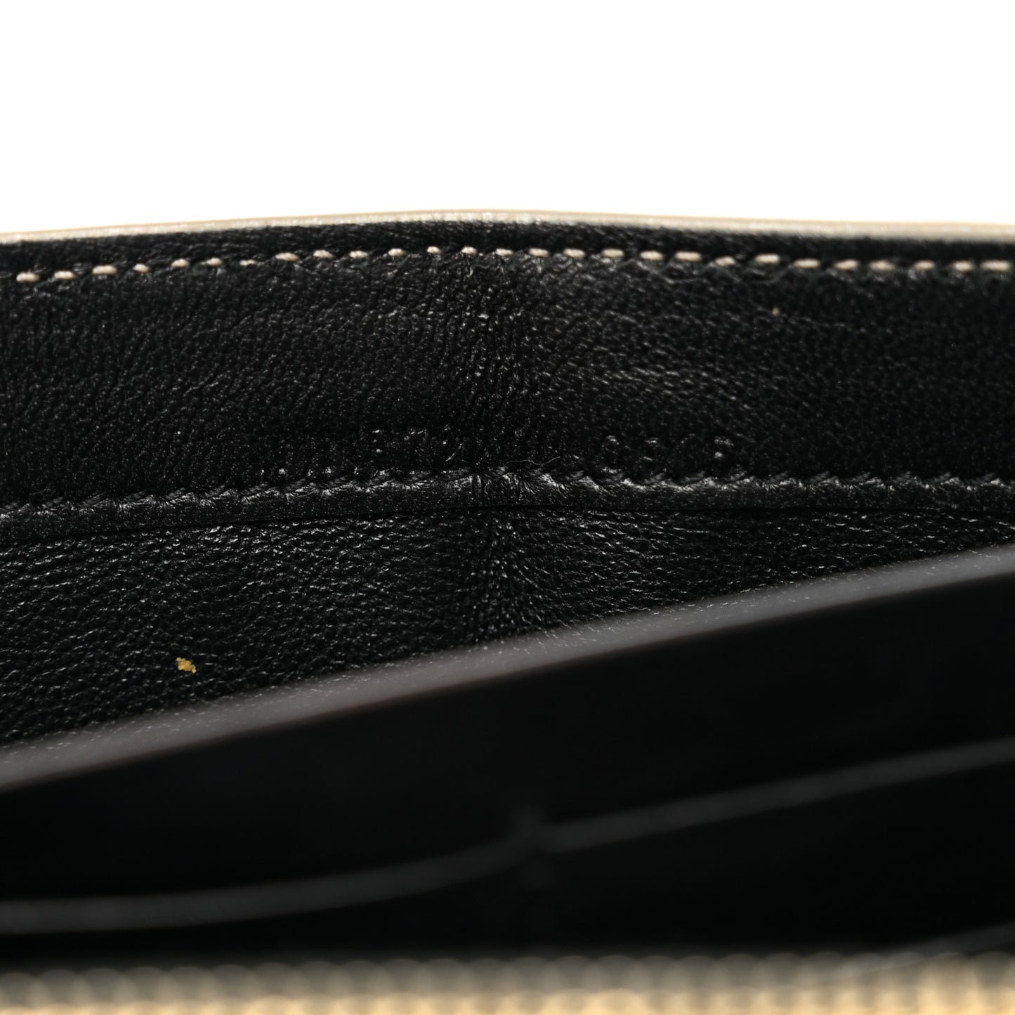 Metallic Calfskin Classic Monogram Cassandre Wallet Gold