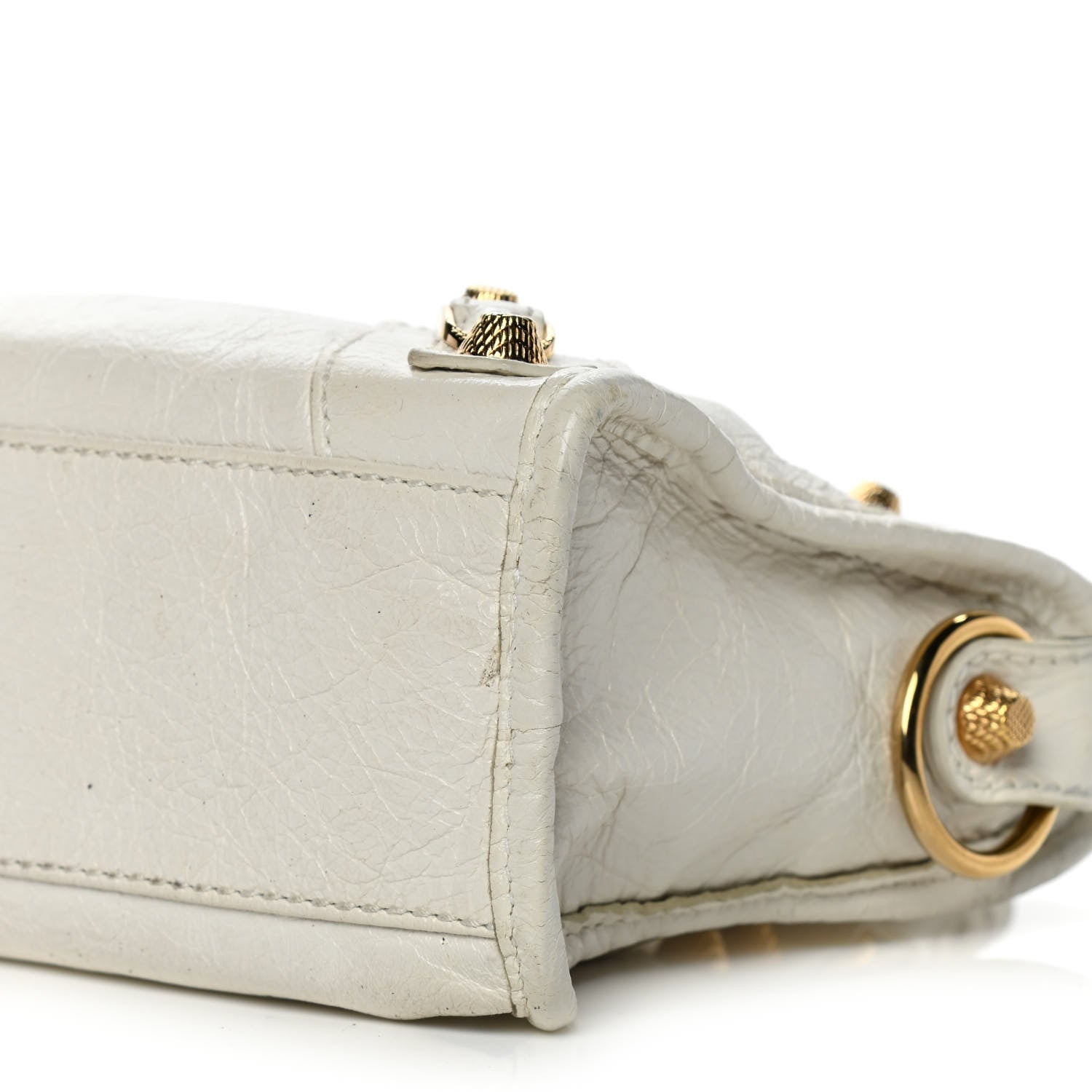 Balenciaga Agneau Giant 12 Gold Hardware Mini City Ivory 12 of 27