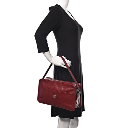 Gucci Fluffy Calfskin Morpheus Shoulder Bag Rosso 2 of 10
