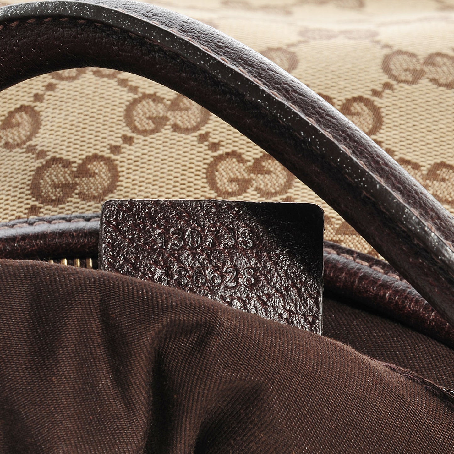 Monogram Small Abbey Hobo Brown