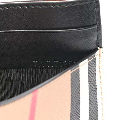 Burberry E-Canvas Calfskin Icon Stripe Card Case Archive Beige 7 of 8